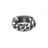 Ring Unoaerre Man in Silver 5513/23 - 5513/23